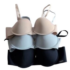 Izod Push-up Bra Bundle Size 36B